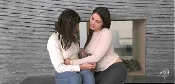  Lesbian Girls (Valentina Nappi & Leah Gotti) Play With Their Bodies On Cam movie-28